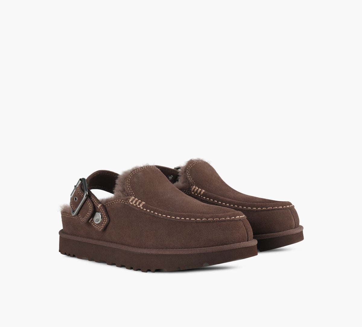 UGG MULEGOLDENSTAREVELINA en BRUN vue 2