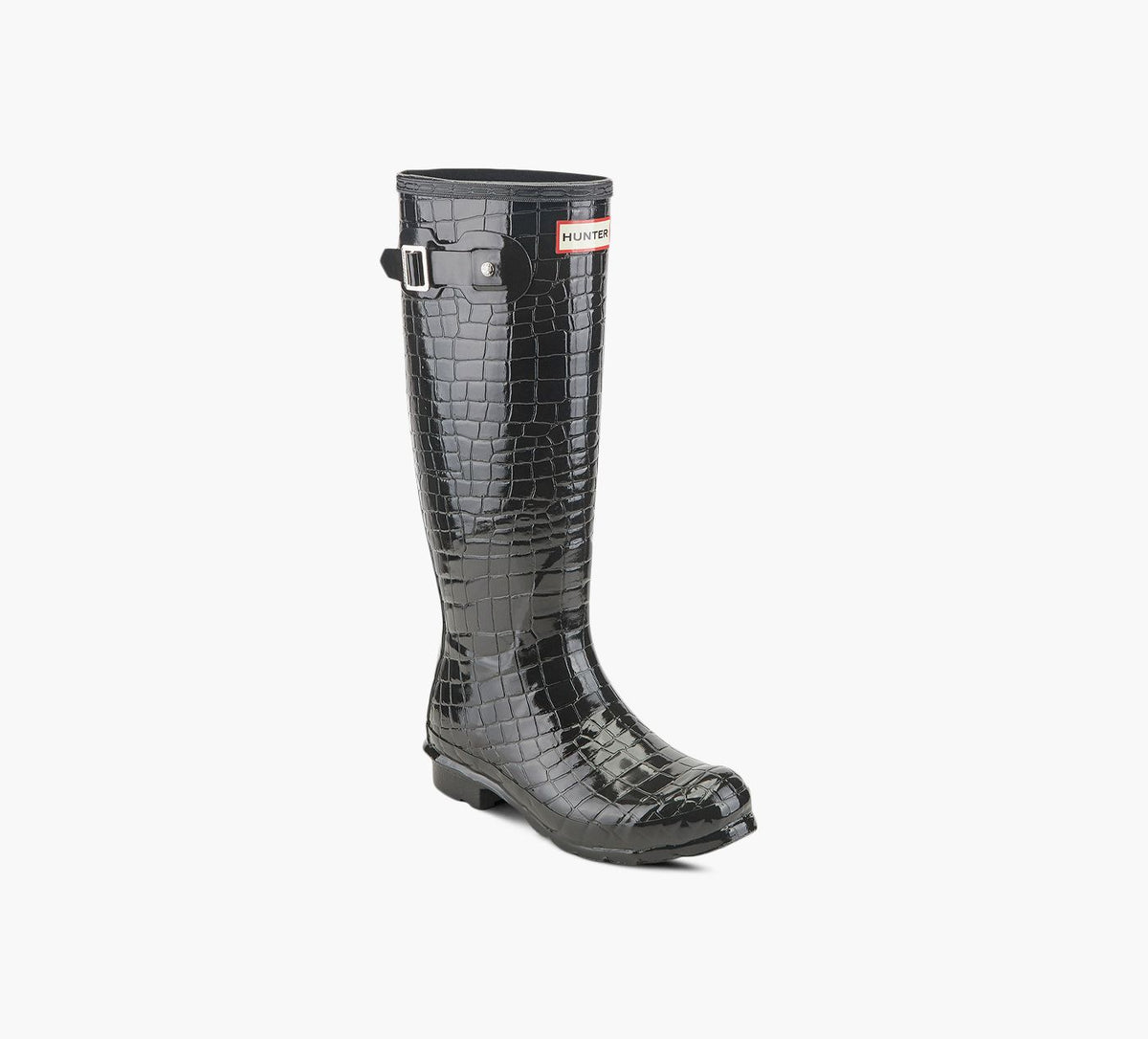 HUNTER BOTTEHAUTESORIGINALTALLGLOSS en NOIR vue 2