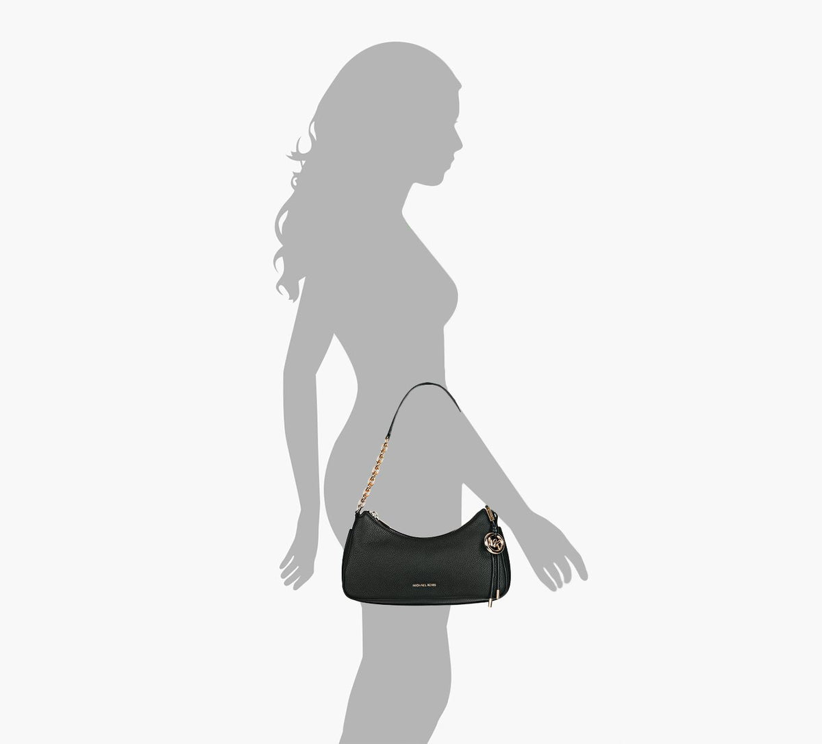 MICHAEL KORS NOLITAPOCHETTEMOYENNECHANE en NOIR vue 4