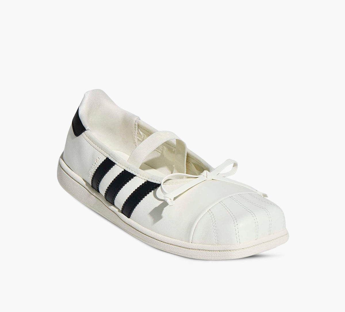 ADIDAS ADIDASxJENNIESUPERSTARSQUAREBALLERINE en BLANC vue 2
