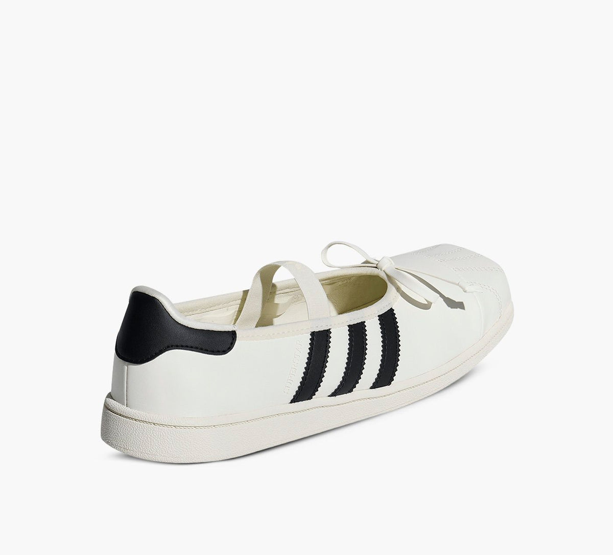 ADIDAS ADIDASxJENNIESUPERSTARSQUAREBALLET in WHITE view 3