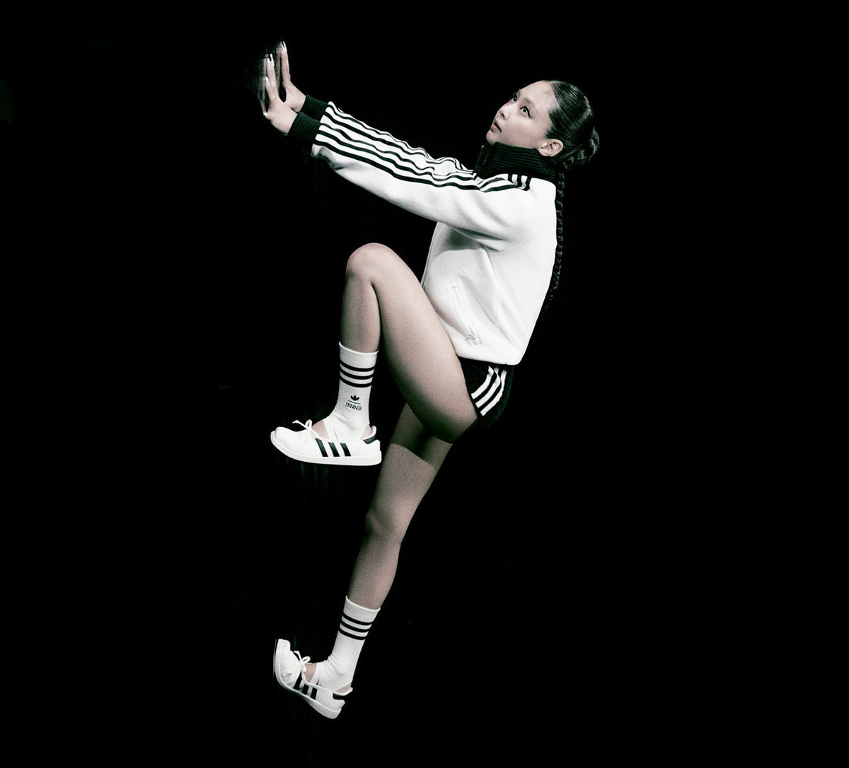 ADIDAS ADIDASxJENNIESUPERSTARSQUAREBALLERINE en BLANC vue 9