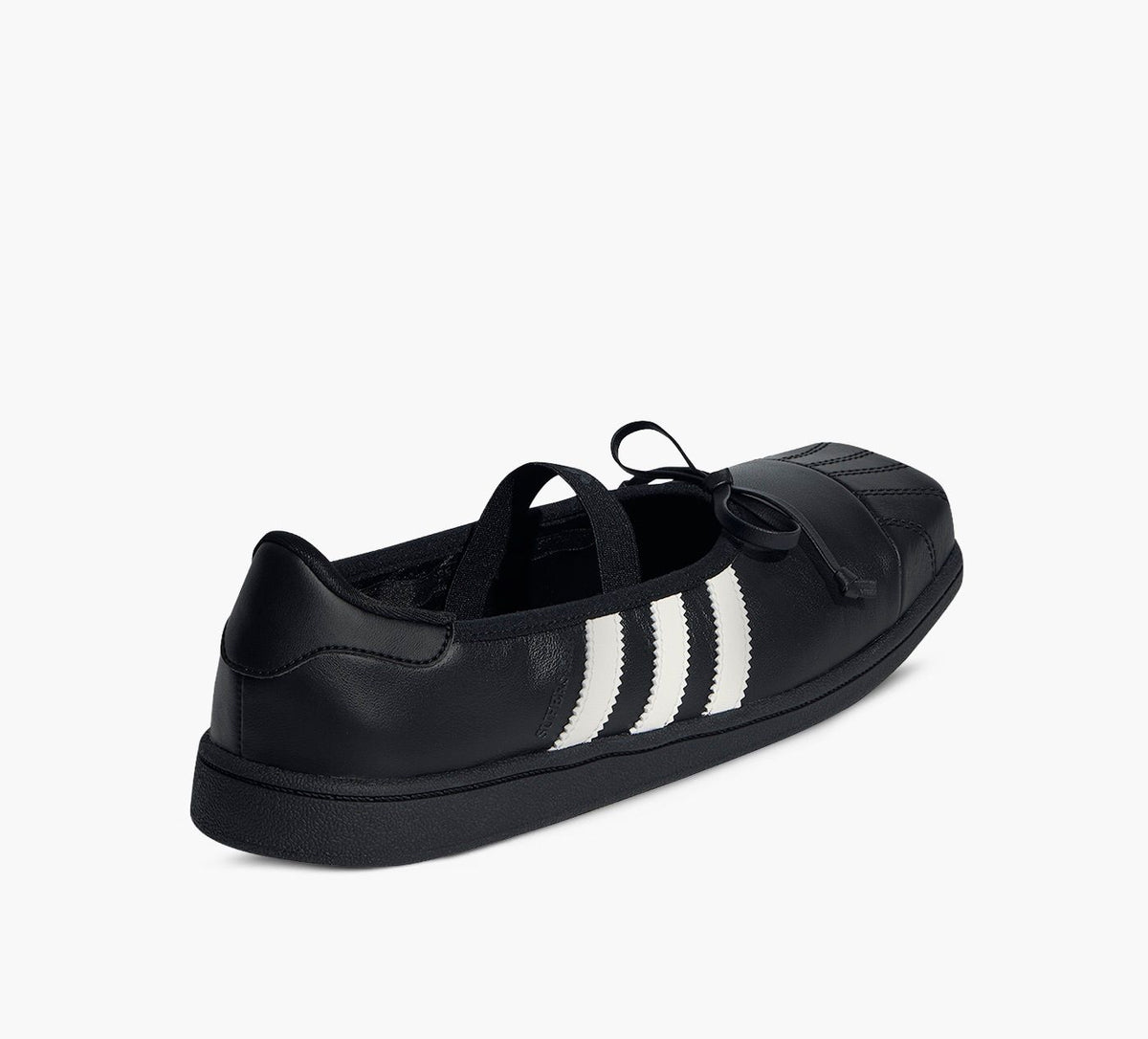 ADIDAS ADIDASxJENNIESUPERSTARSQUAREBALLERINE en NOIR vue 3