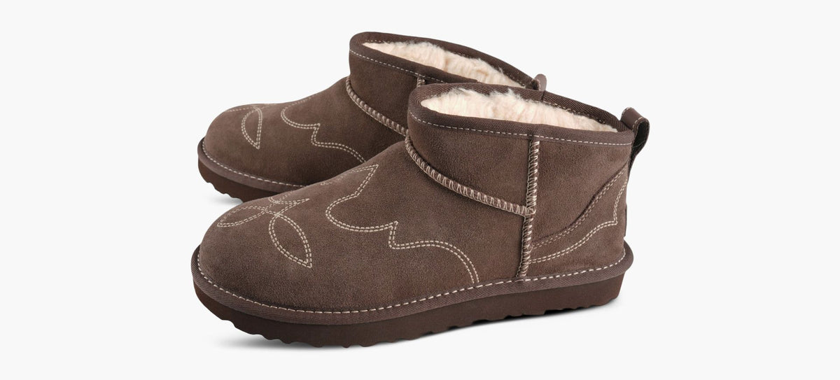 UGG CLASSICULTRAMINIWESTERN in BROWN view 4