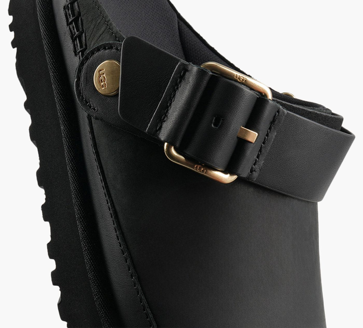UGG GOLDENSTARVILLACLOG in BLACK view 1b
