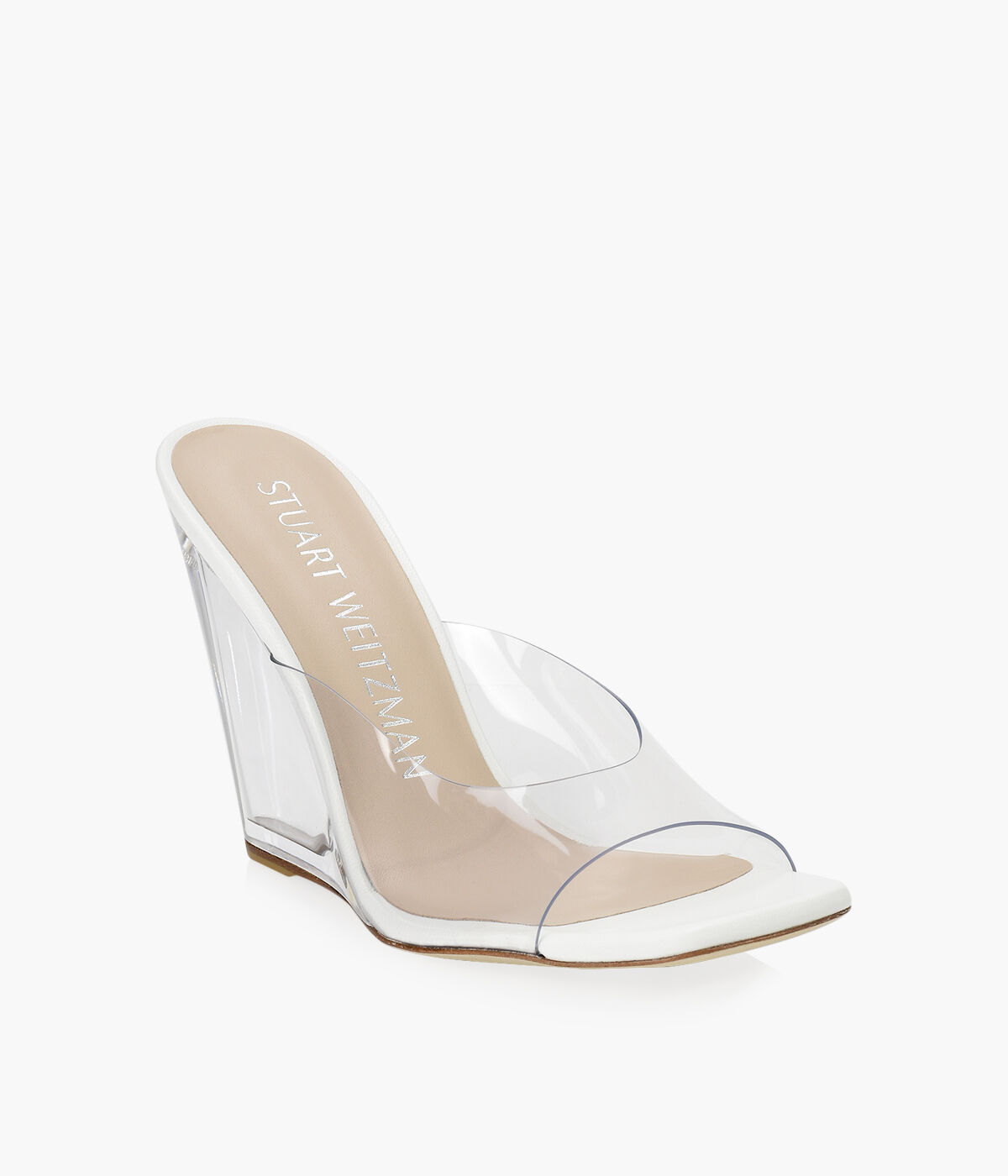 Lucite shop wedge shoes
