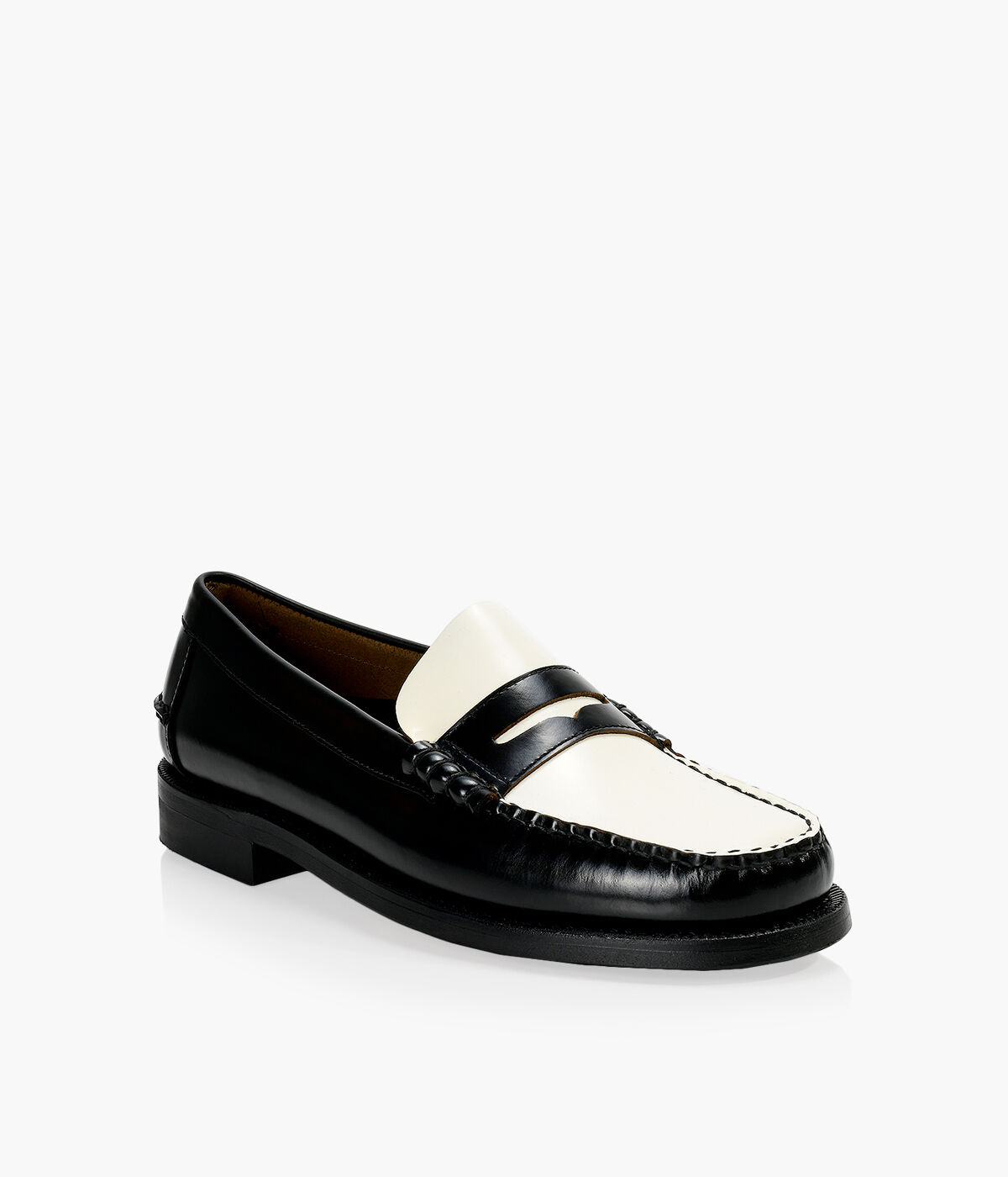 SEBAGO CLASSIC DAN Black Leather Browns Shoes