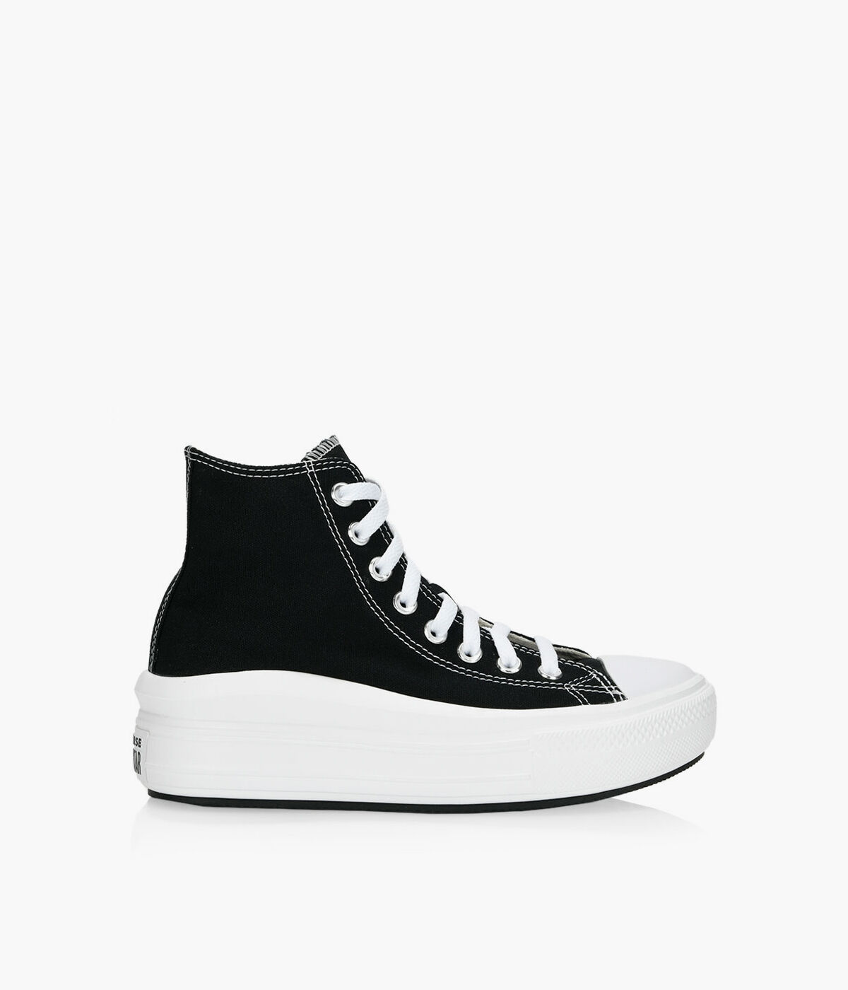 Converse half sales white half black