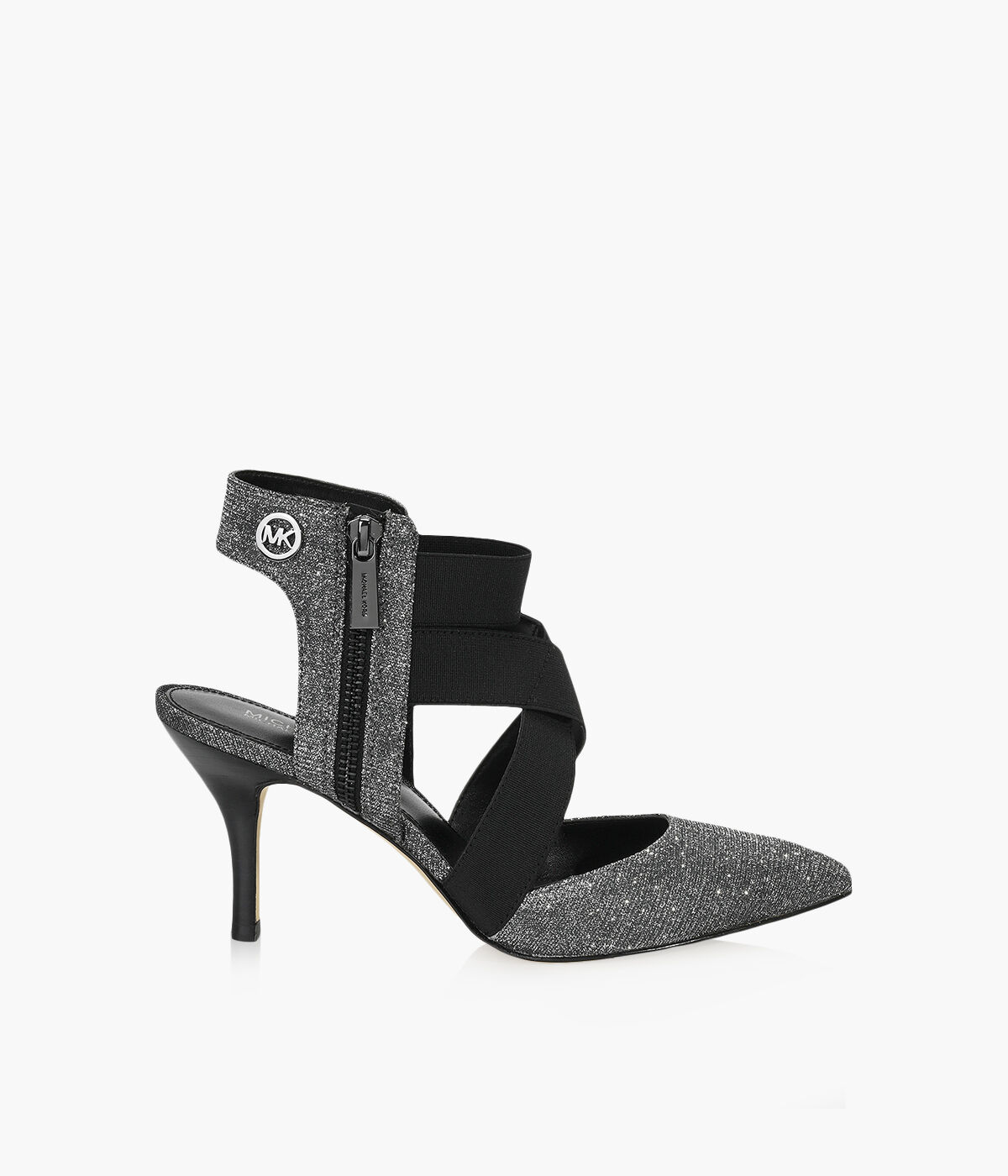 MICHAEL MICHAEL KORS MEADOW MID PUMP Pewter Glitter Browns Shoes