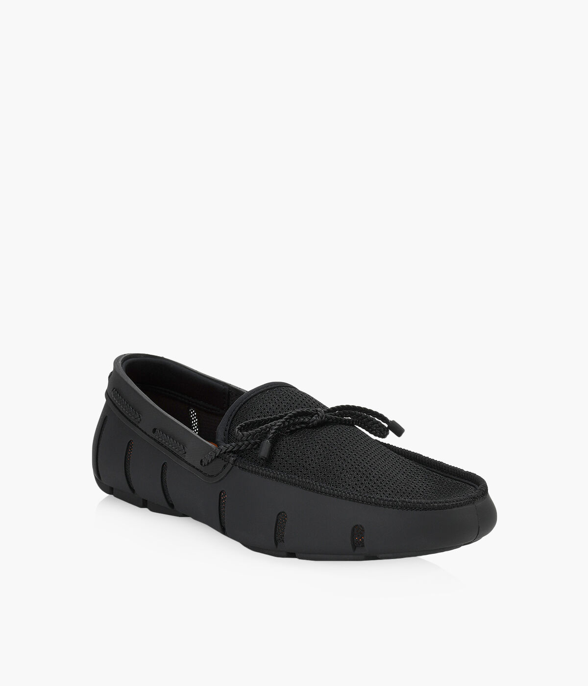 Braided top lace loafer