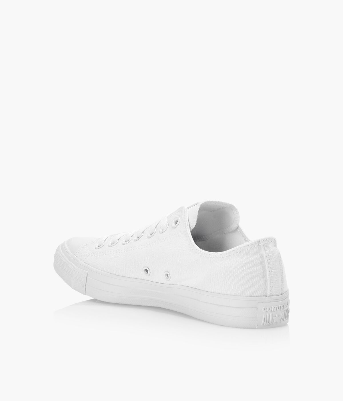 Converse all star low white sales mono canvas
