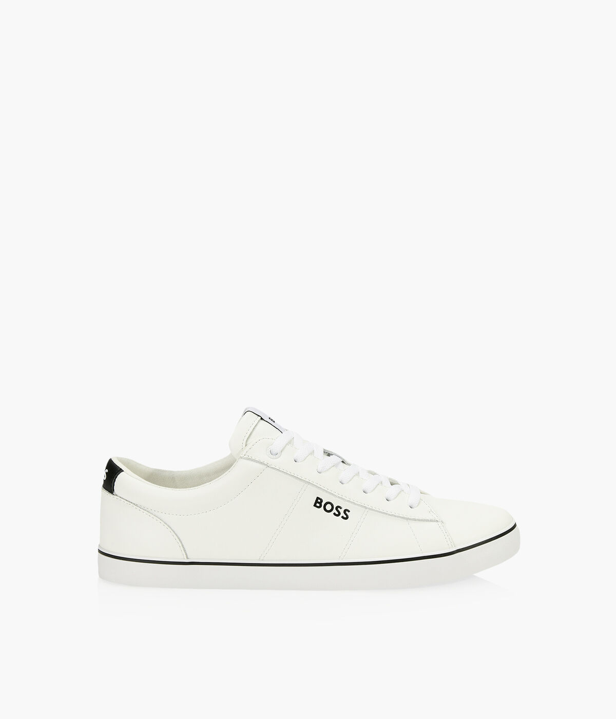 Mens grey hugo boss trainers on sale