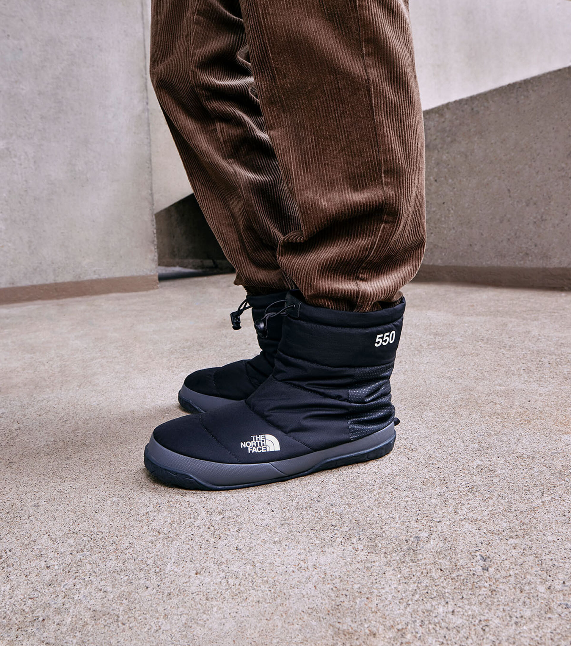 THE NORTH FACE NUPTSE APRES BOOTIE - Black Fabric | Browns Shoes