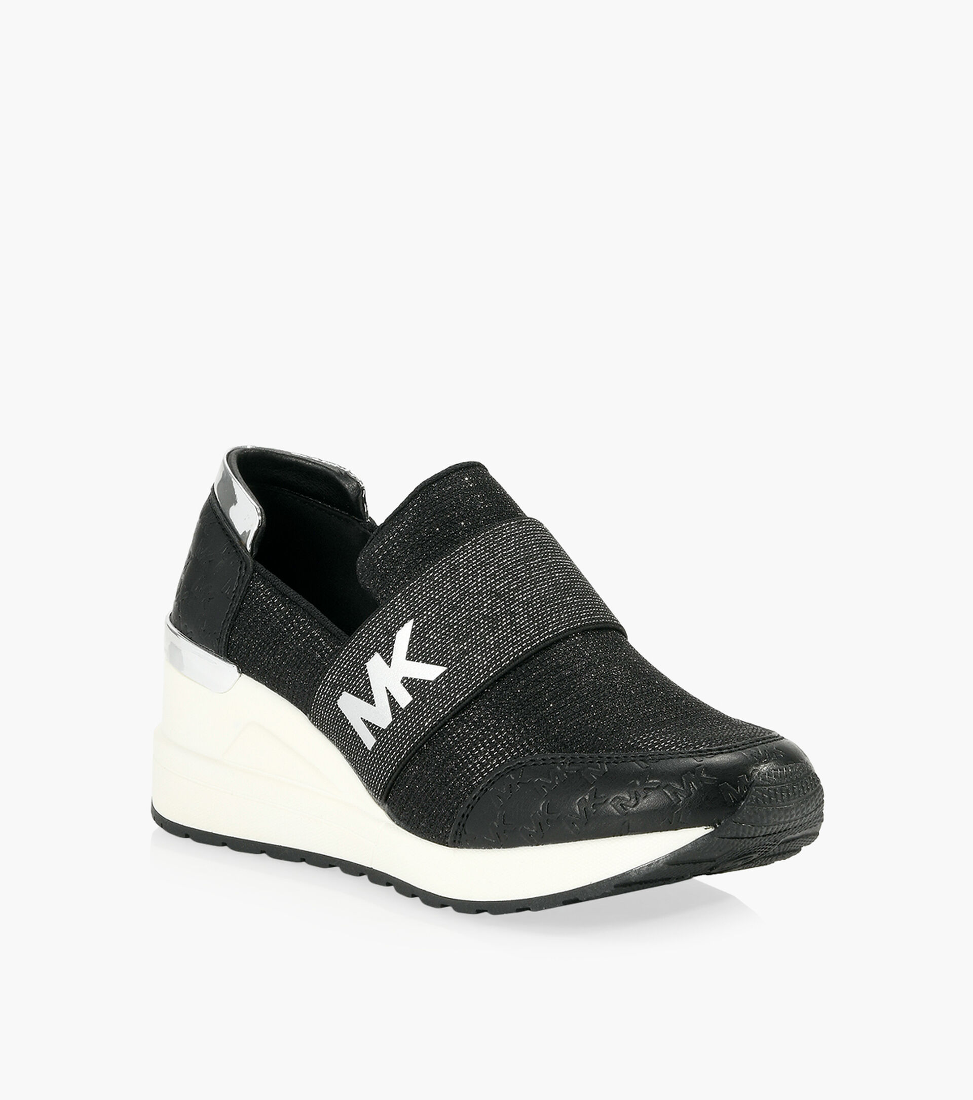 MICHAEL Michael Kors Girls' Neo Flex Logo Detail Slip-On Wedge Sneakers ...