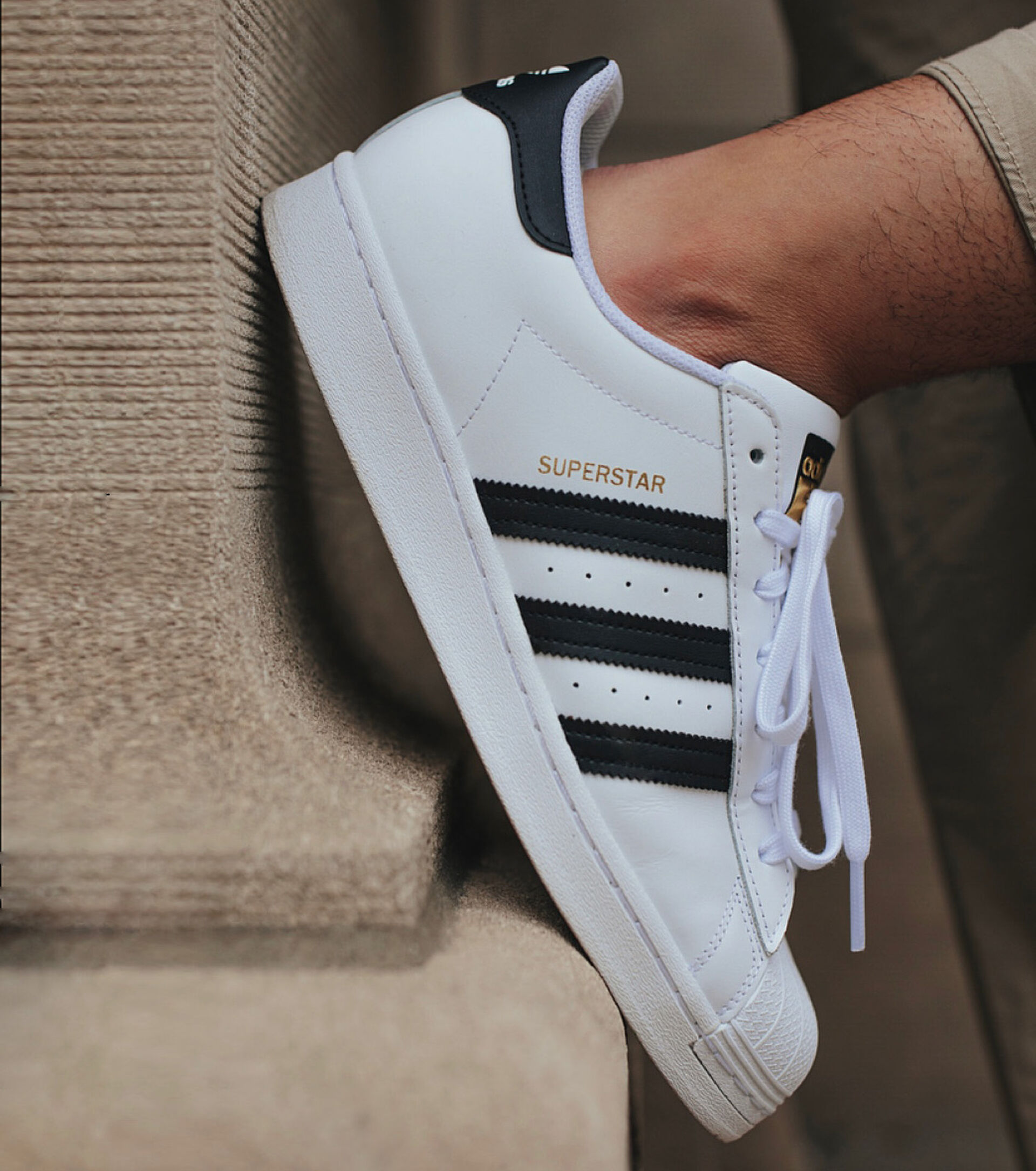 adidas originals superstar foundation white sneakers