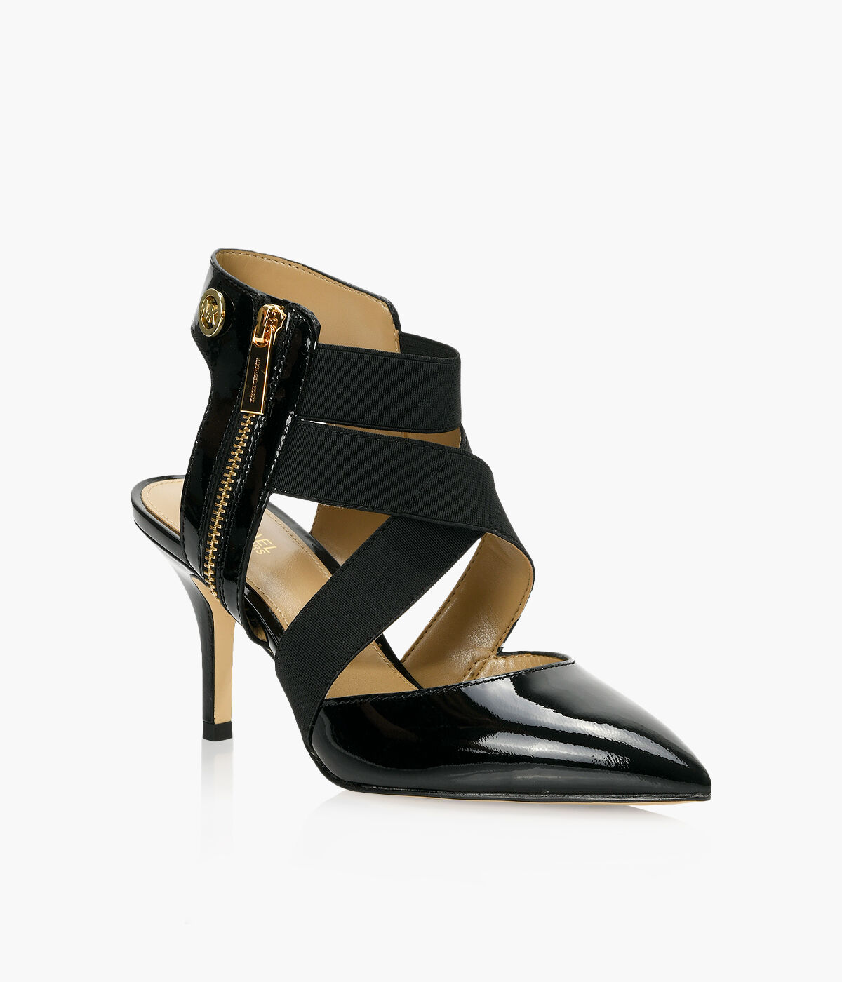 MICHAEL MICHAEL KORS MEADOW MID PUMP Black Patent Leather