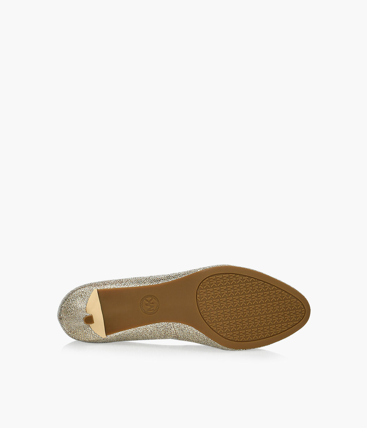 MICHAEL MICHAEL KORS JENNA FLEX PUMP Gold Patent Leather
