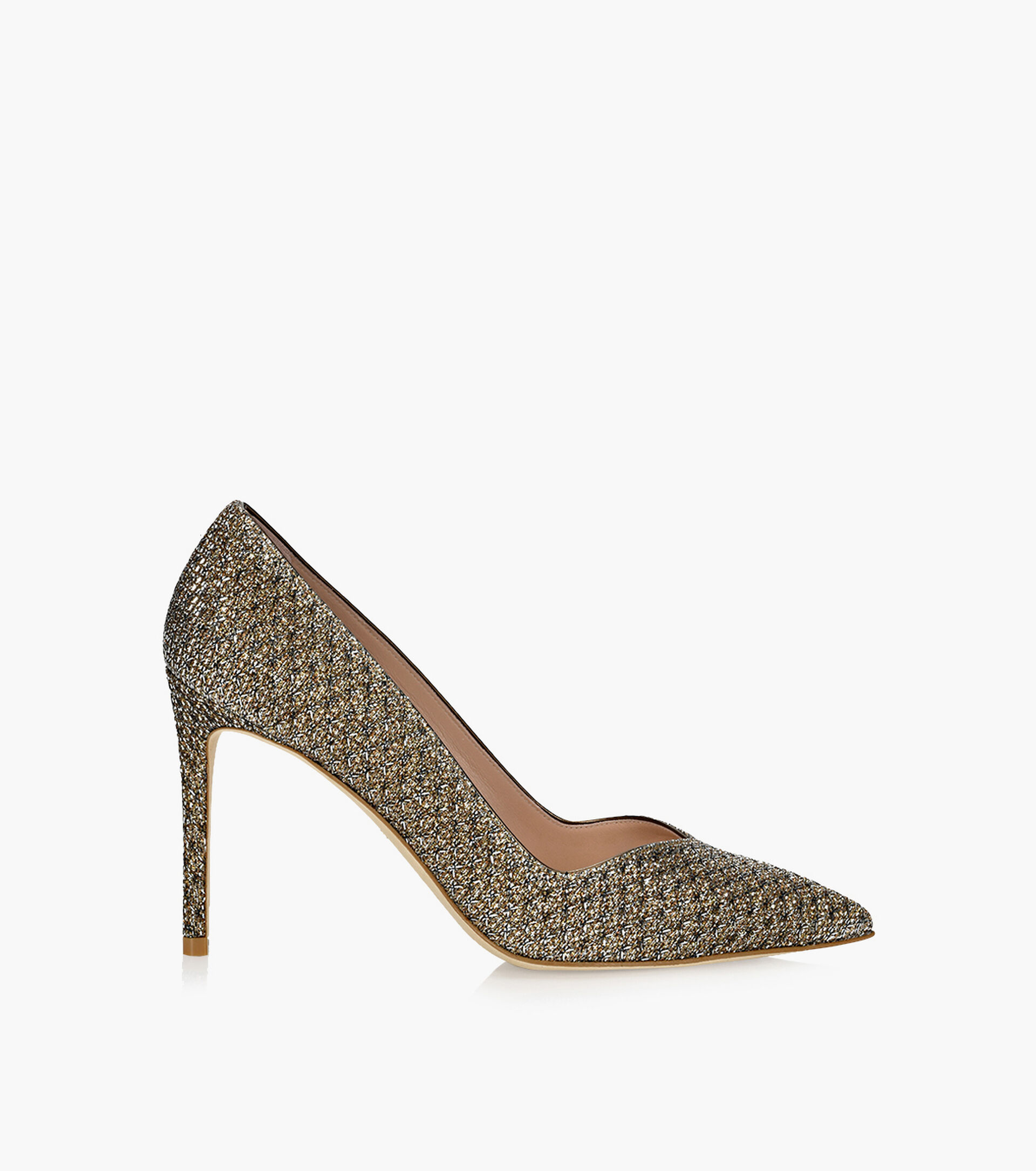 STUART WEITZMAN ANNY - Gold Fabric | Browns Shoes