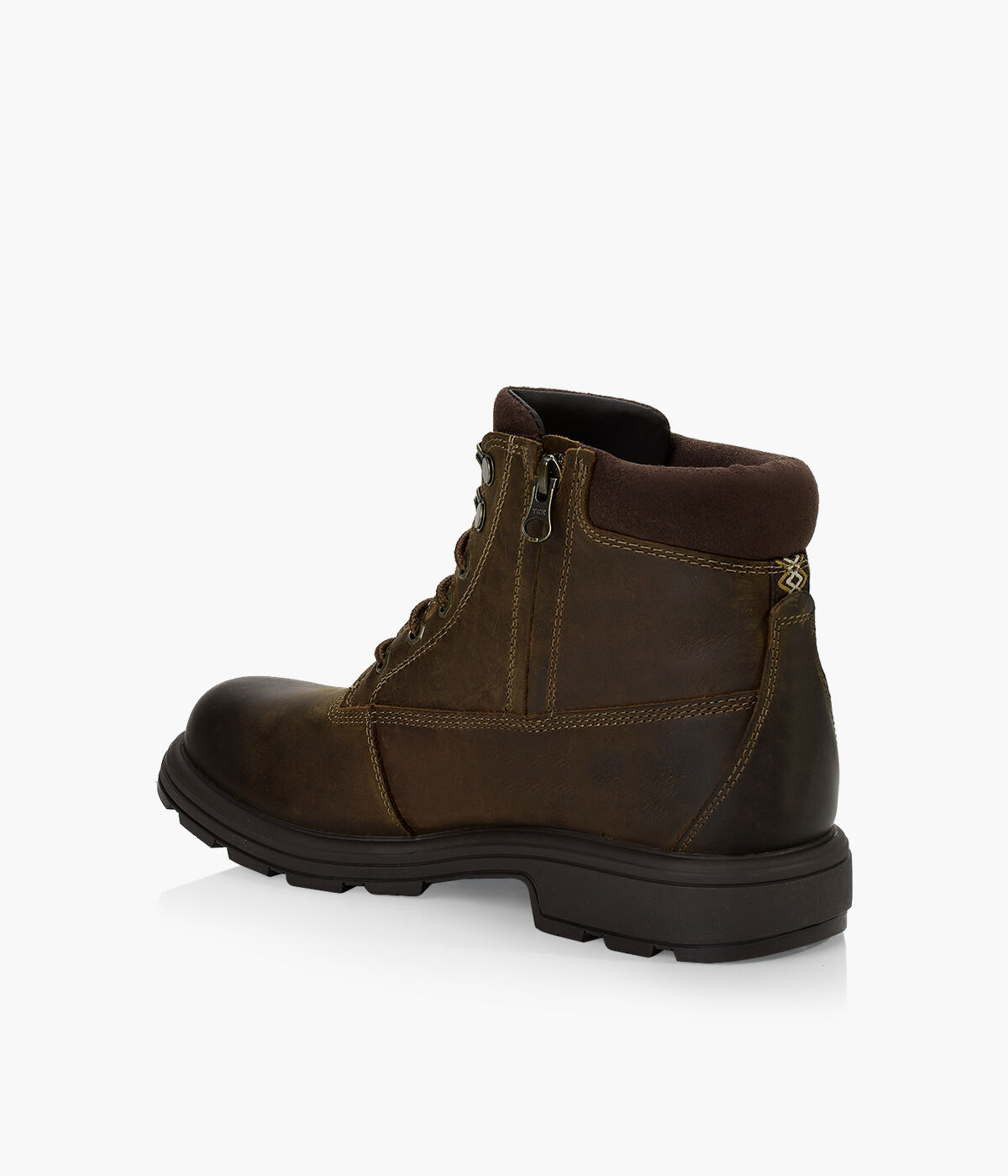 UGG BILTMORE MID BOOT PLAIN TOE Cuir Verni Browns Shoes