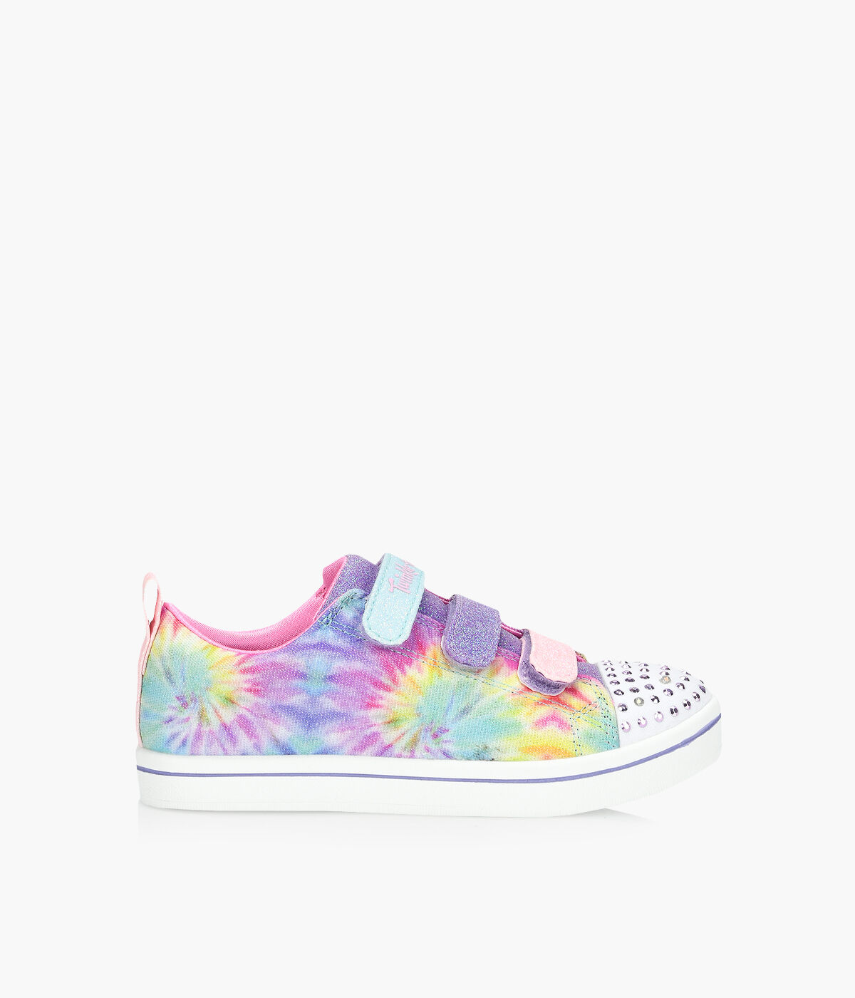 SKECHERS TWINKLE TOES SPARKLE RAYS Purple Browns Shoes