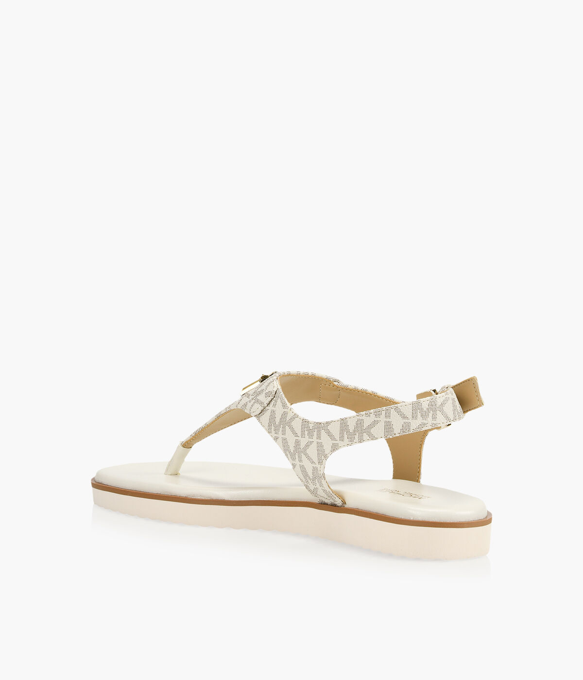 MICHAEL MICHAEL KORS JILLY FLAT SANDAL Leather Browns Shoes