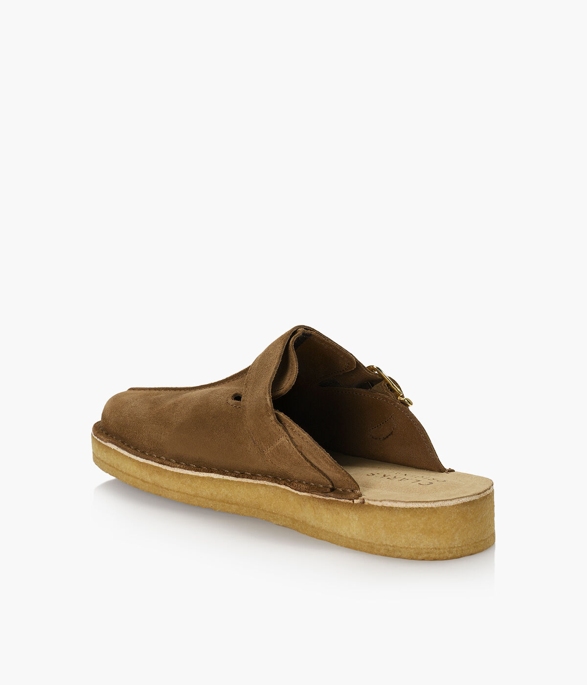 CLARKS ORIGINALS TREK MULE Suede Browns Shoes