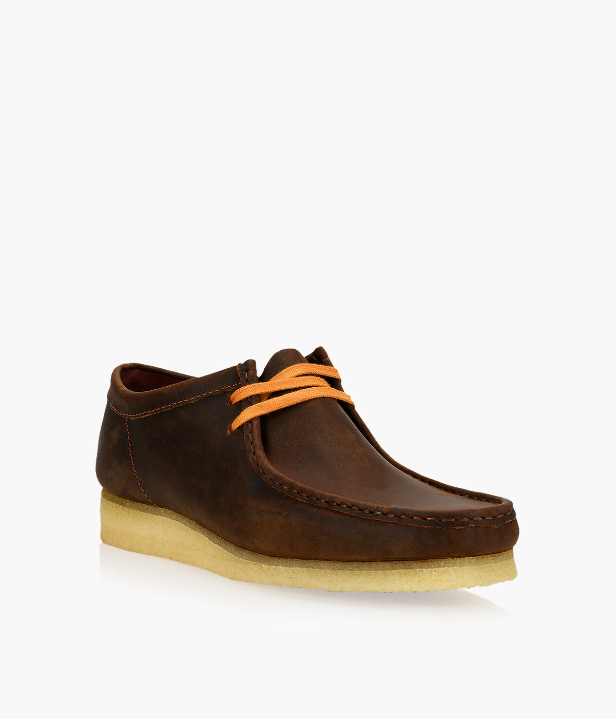 Brown suede sales clarks wallabees