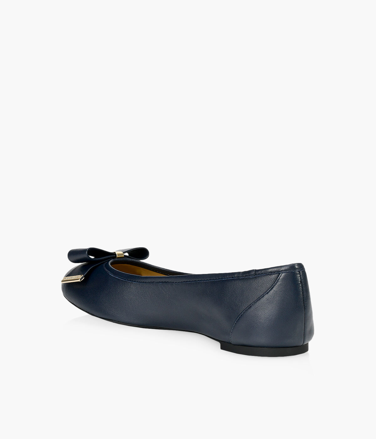 Michael kors discount navy flat shoes