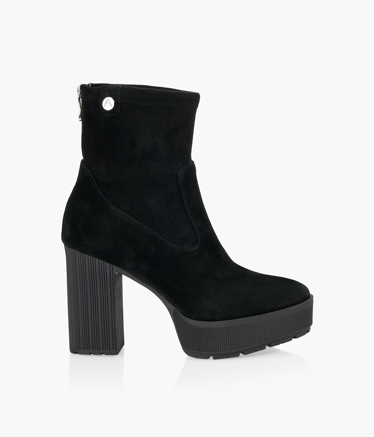 ARTICA ROSA Black Suede Browns Shoes