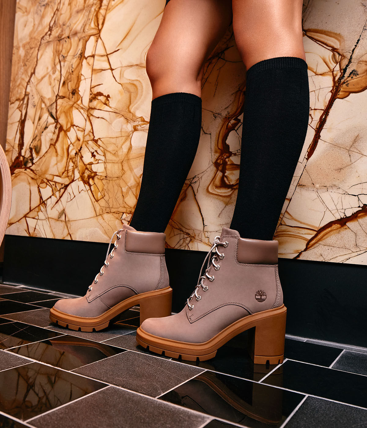 Timberland black allington boots best sale