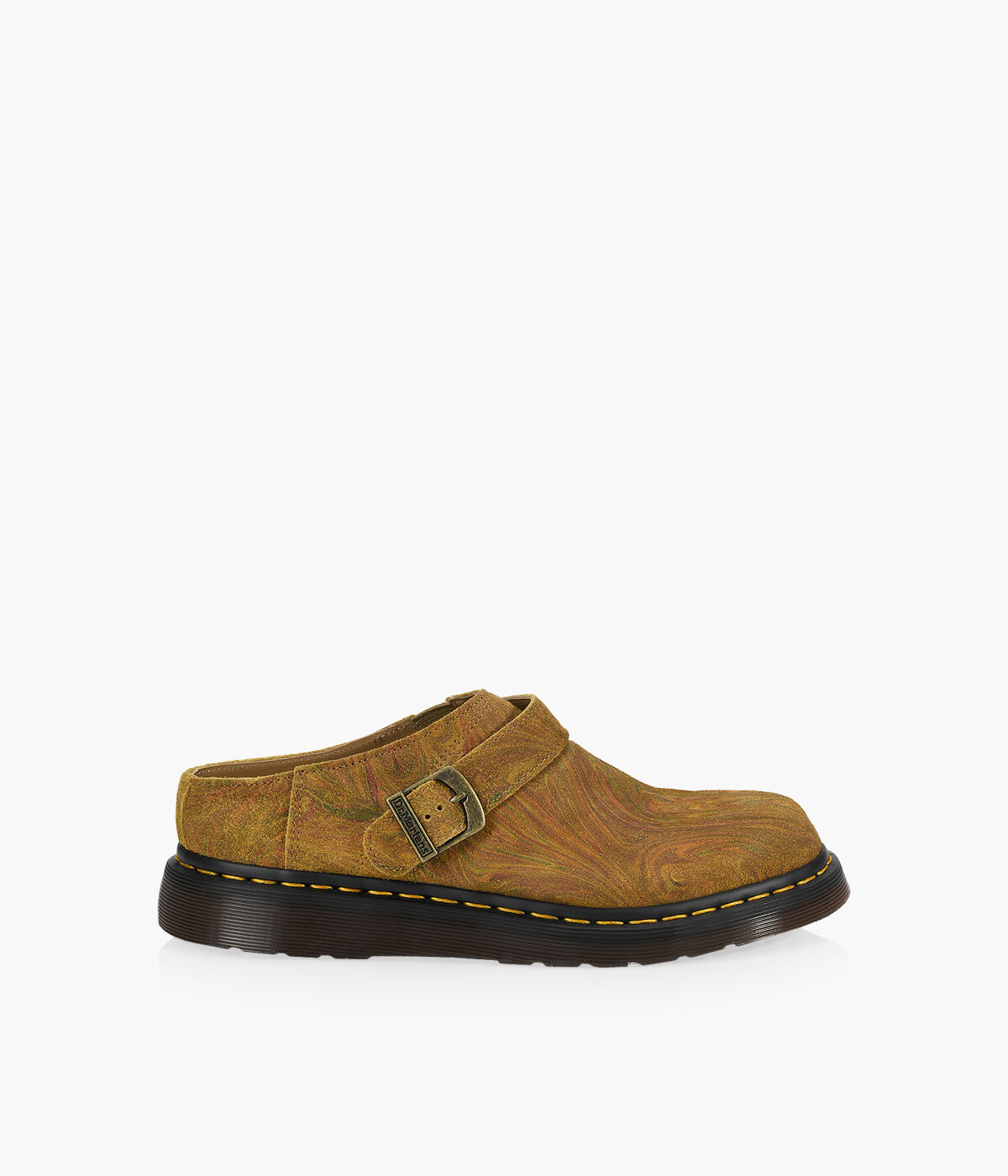 DR. MARTENS ISHAM Tan Suede Browns Shoes