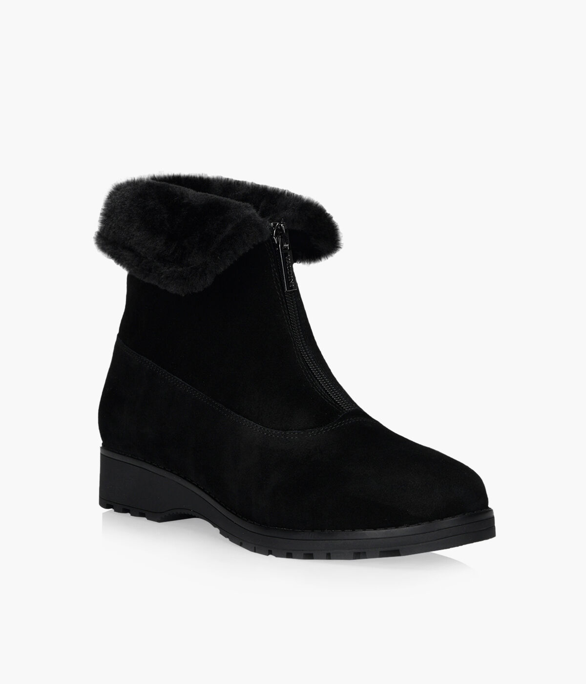 VALDINI SABRA Black Suede Browns Shoes