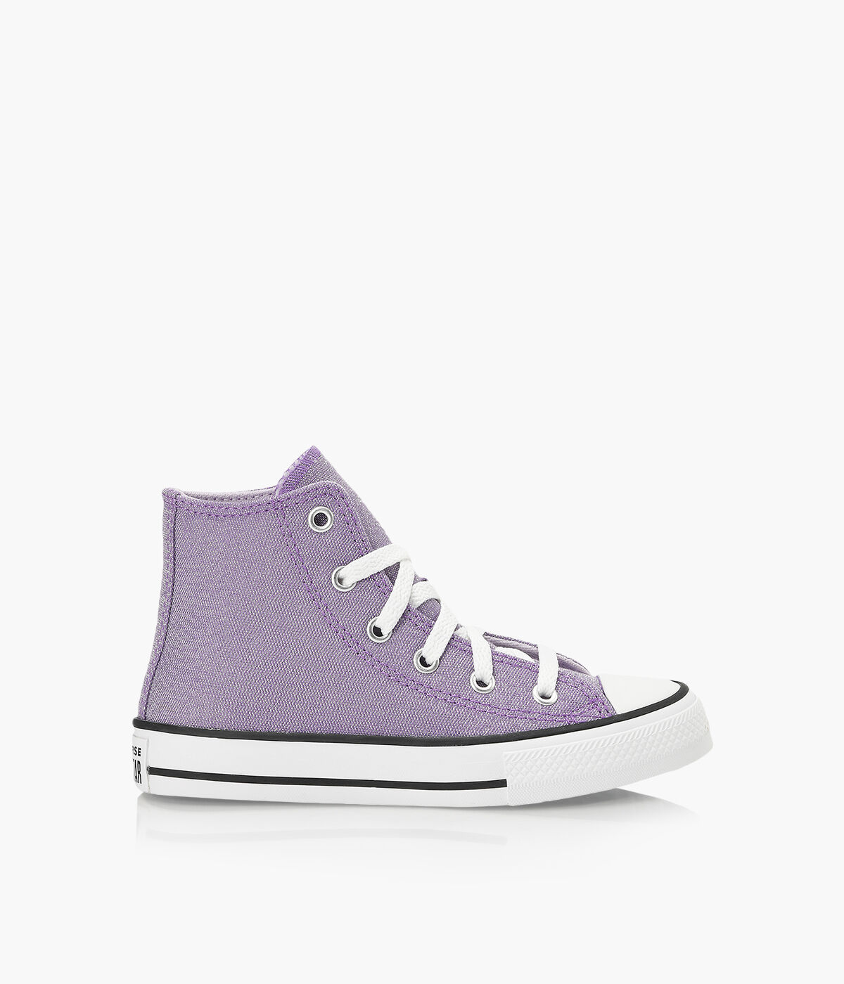 Kids best sale purple converse