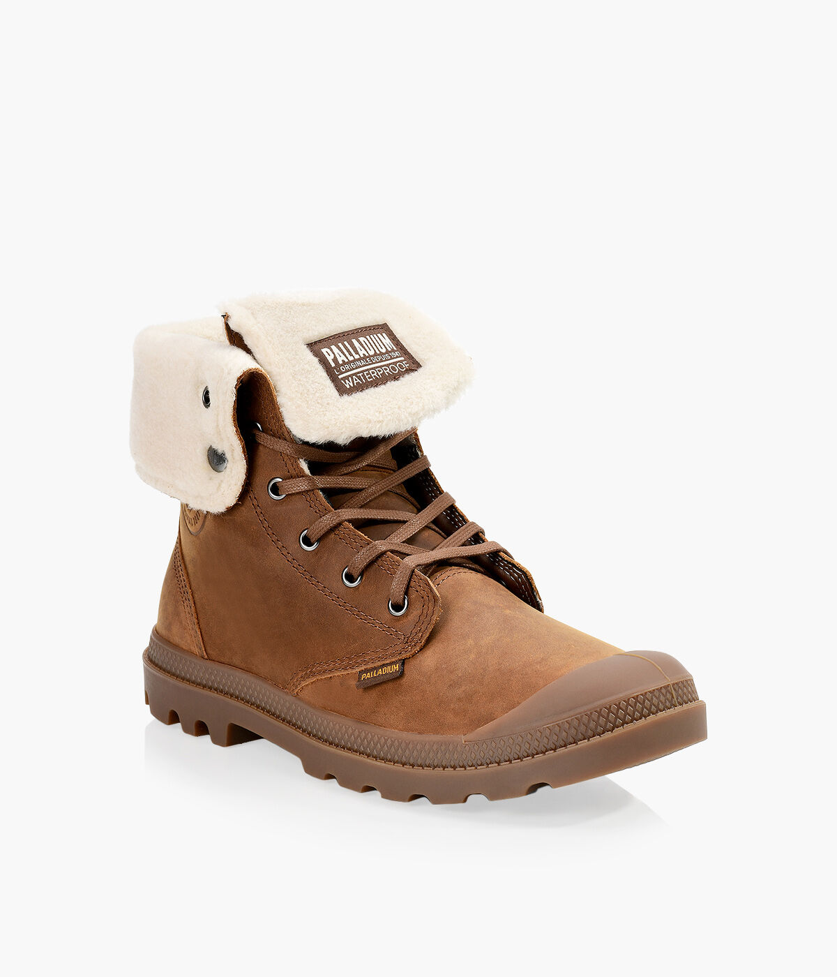 PALLADIUM BAGGY LTH ESS Cuir Brun Browns Shoes