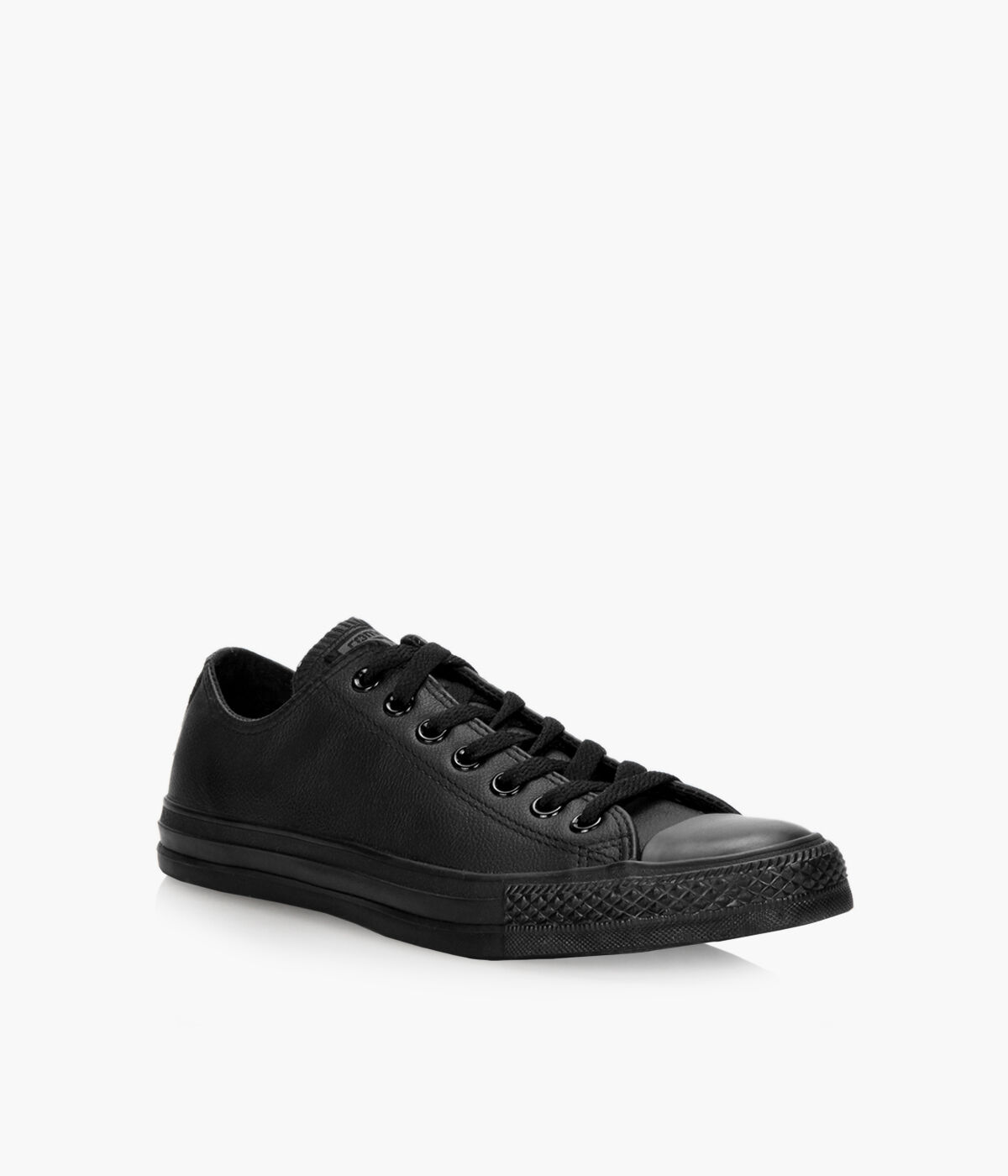 Converse all star low hotsell leather black mono leather