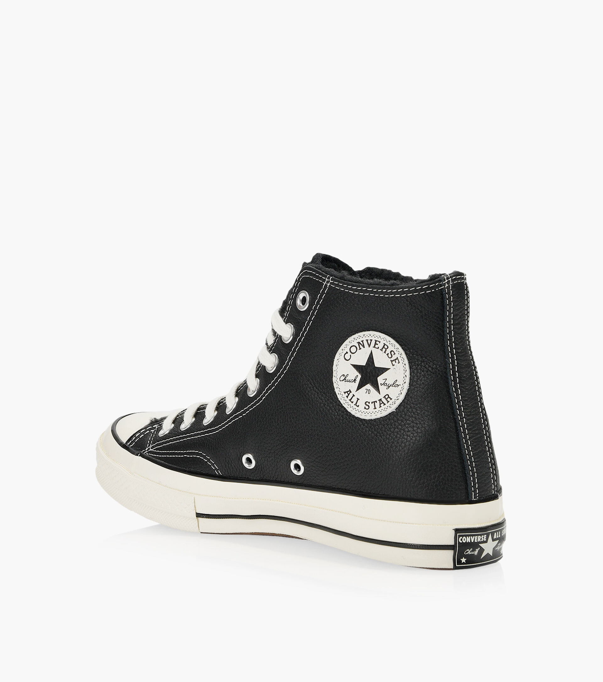 CONVERSE CHUCK 70 SHERPA LINED - Black Fabric | Browns Shoes