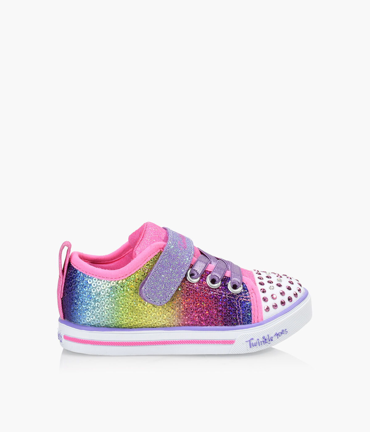 SKECHERS TWINKLE TOES Multicolour Pastel Browns Shoes