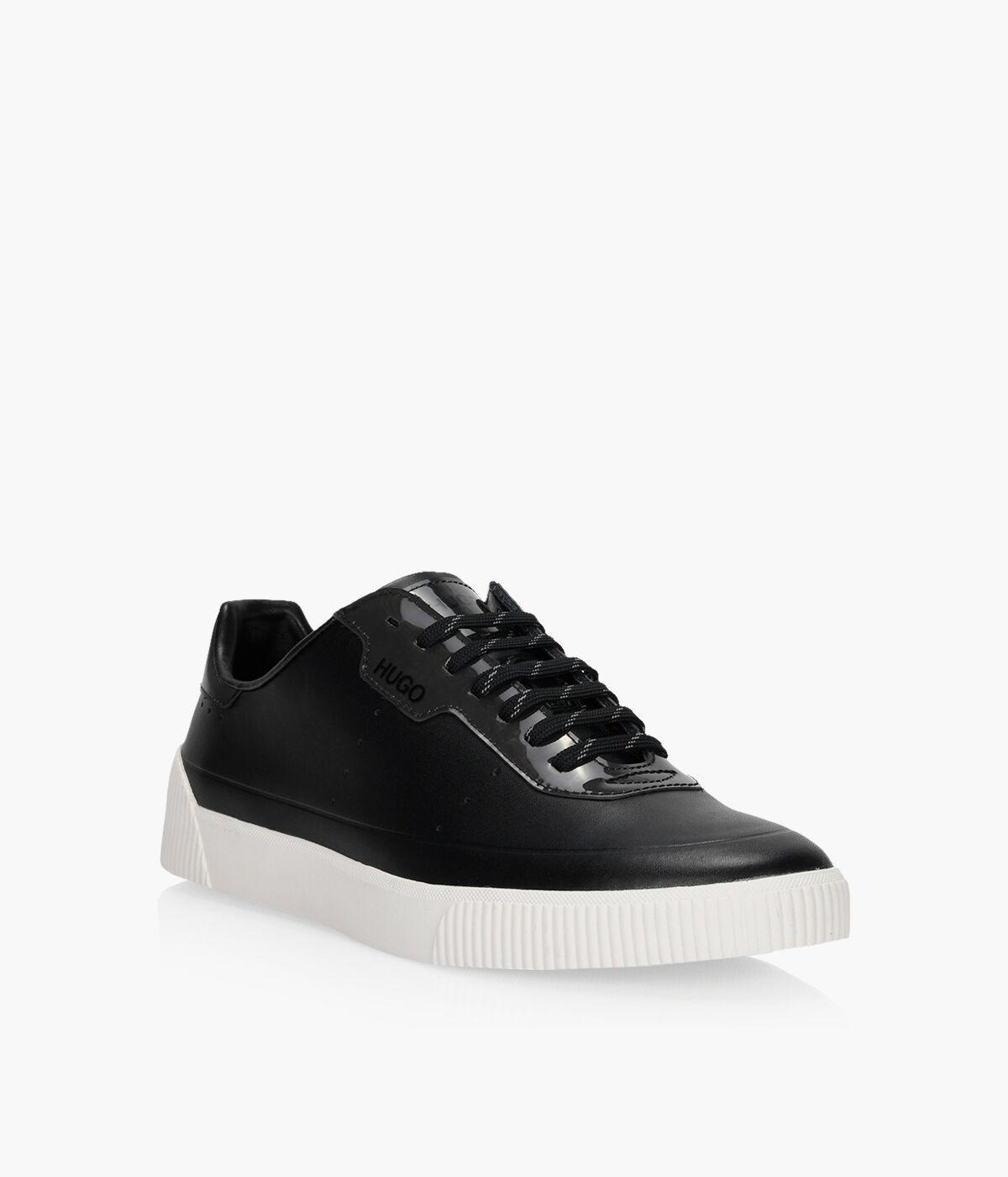 HUGO ZERO TENN NATPU Black Suede Browns Shoes