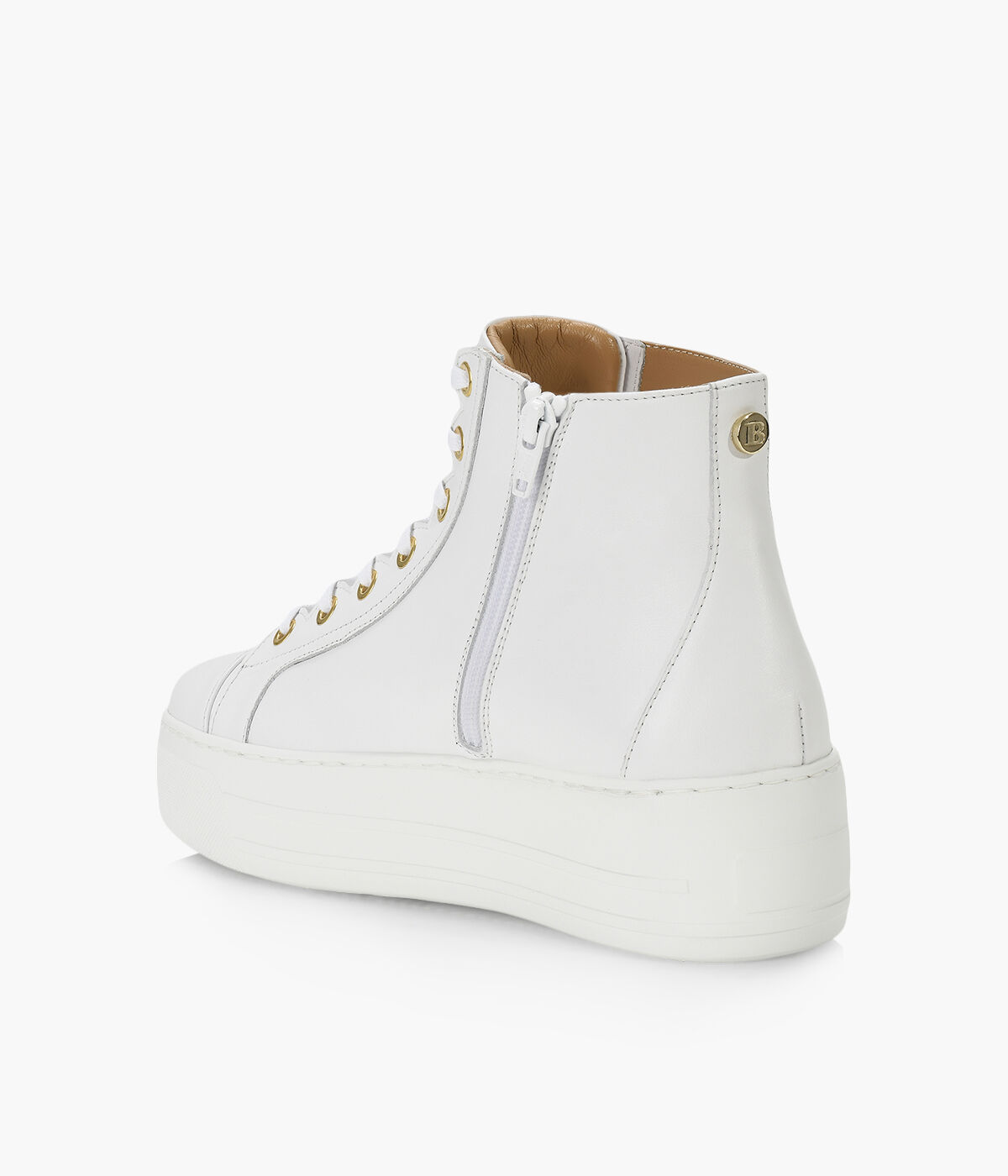 White chunky digger outlet lace up boots