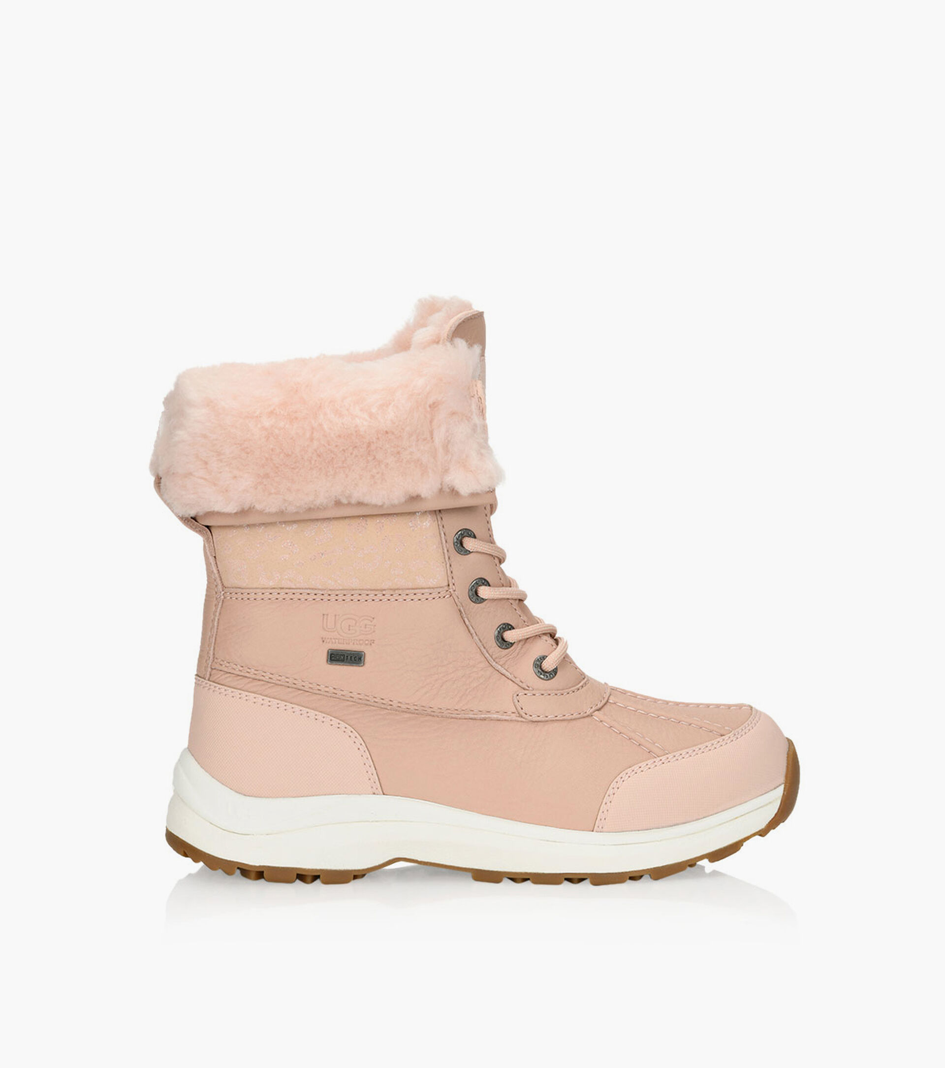 Ugg Adirondack Iii Snow Leopard Leather Browns Shoes