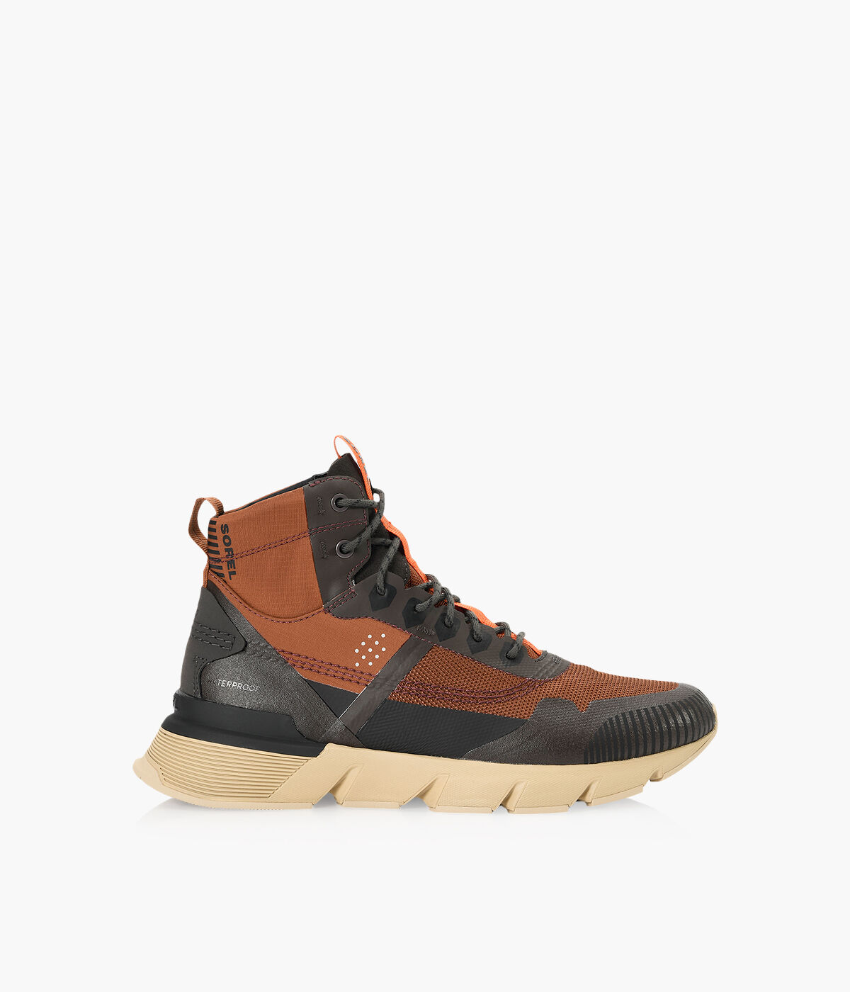 SOREL KINETIC RUSH MID Brown Fabric Browns Shoes