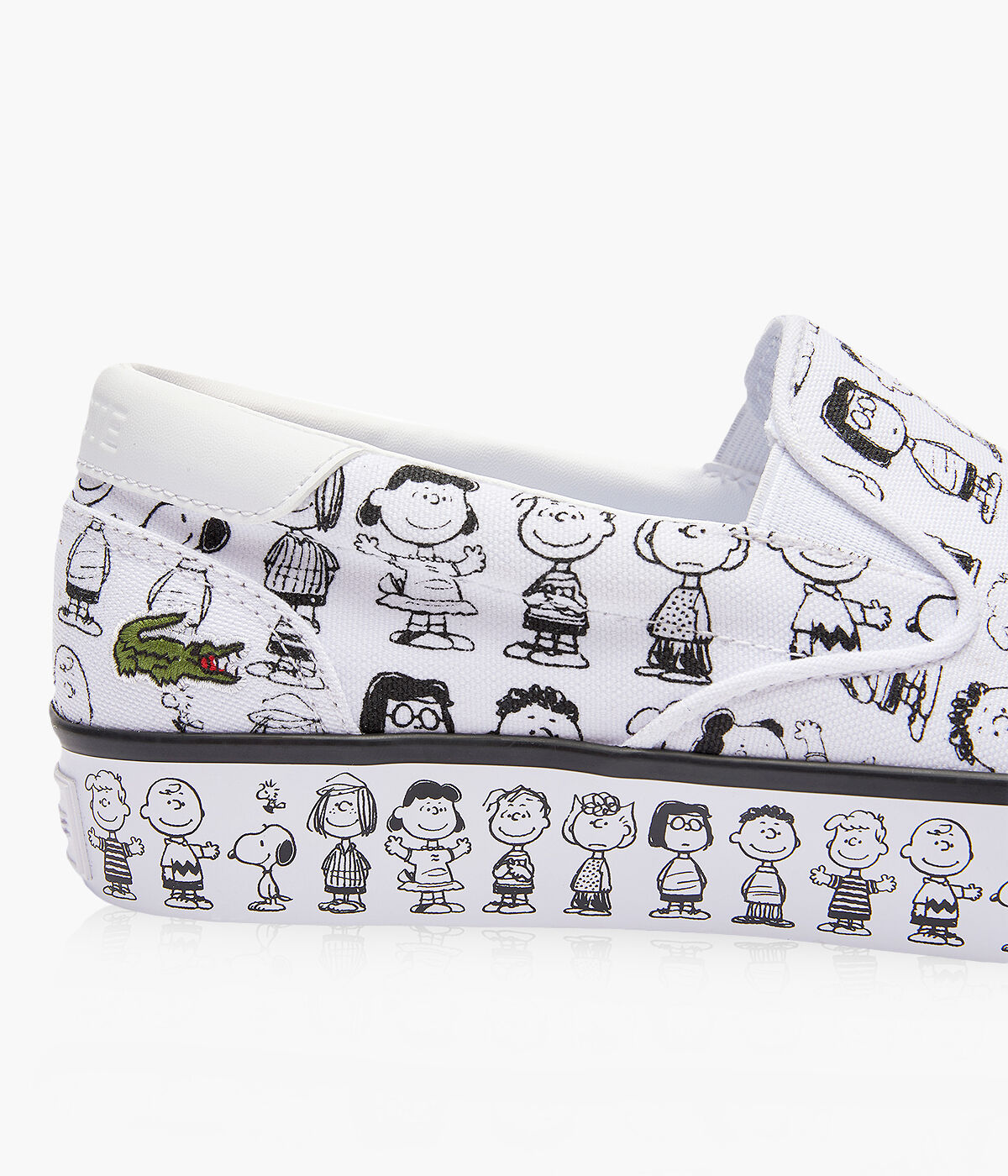 Lacoste canvas top slip on shoes