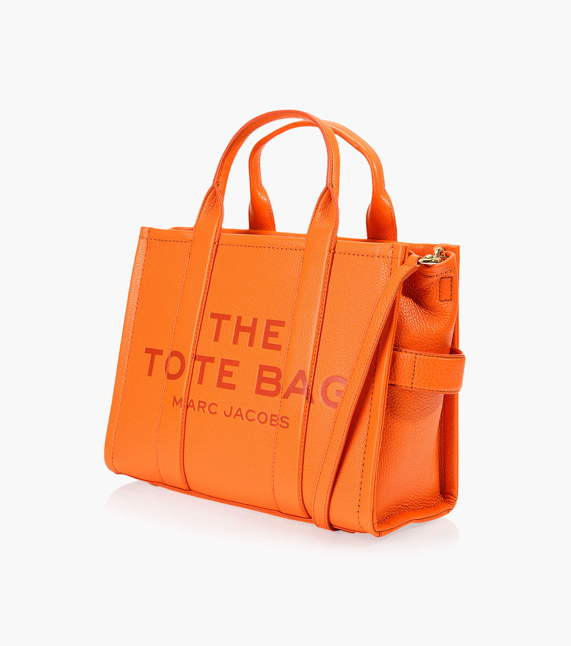 MARC JACOBS THE LEATHER TOTE BAG - Orange Leather | Browns Shoes