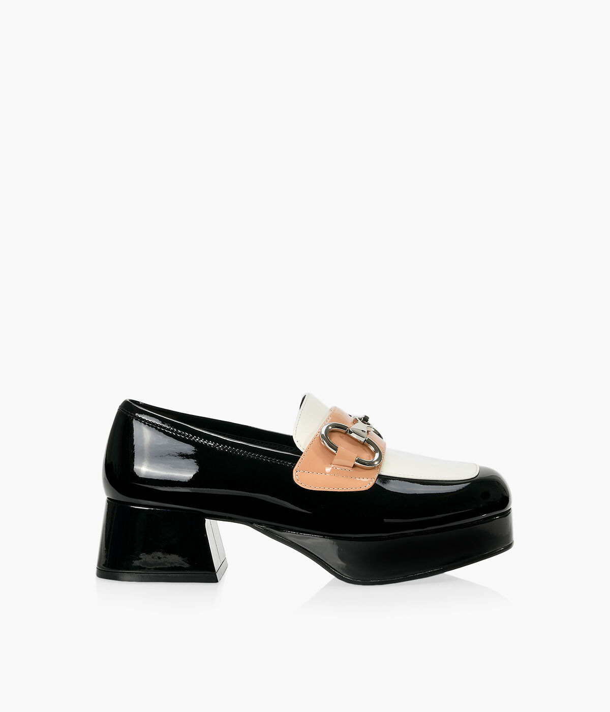 JEFFREY CAMPBELL STUDENT 2 Black Colour Leather Browns Shoes