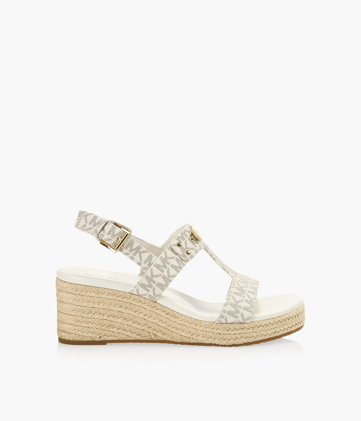 Michael kors logo wedges deals