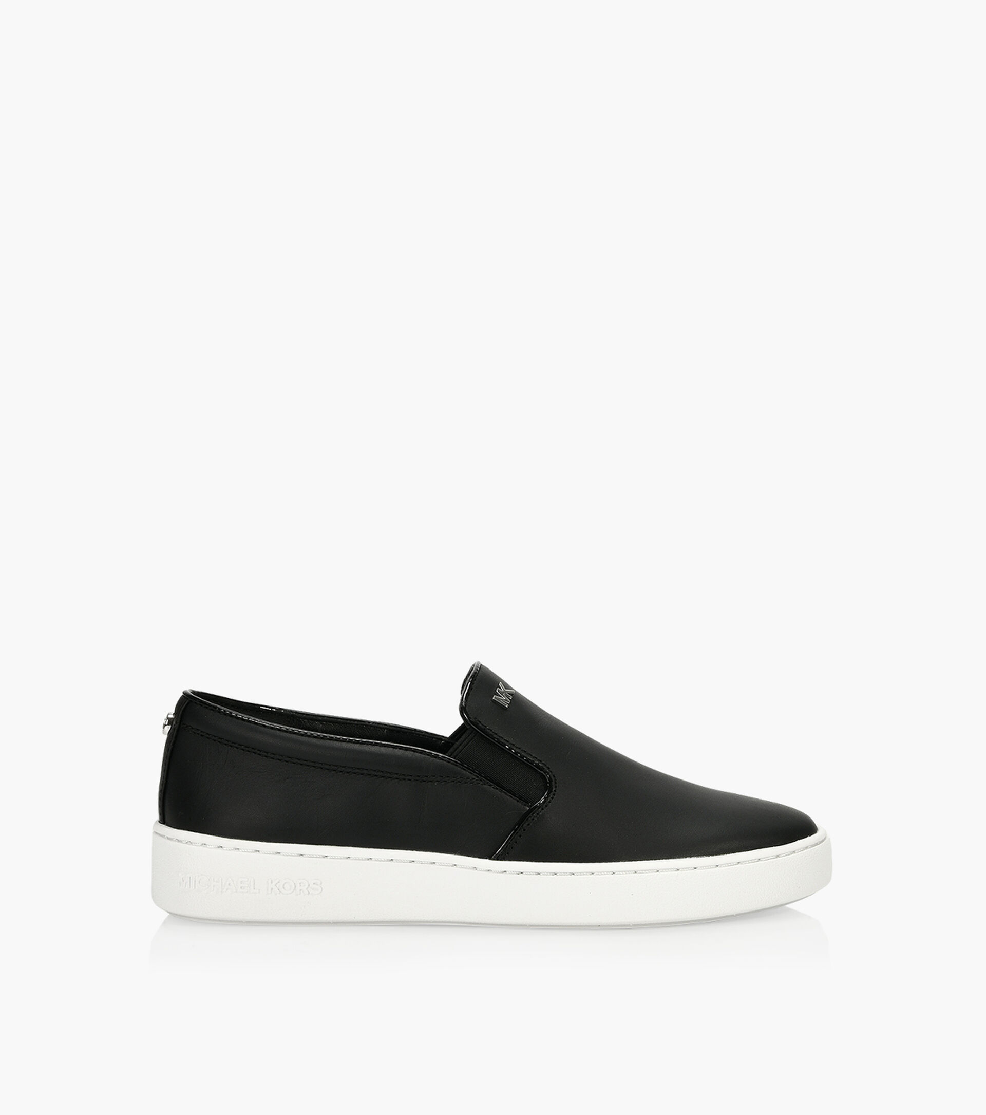 MICHAEL MICHAEL KORS KEATON SLIP ON SNEAKER - Black Leather | Browns Shoes