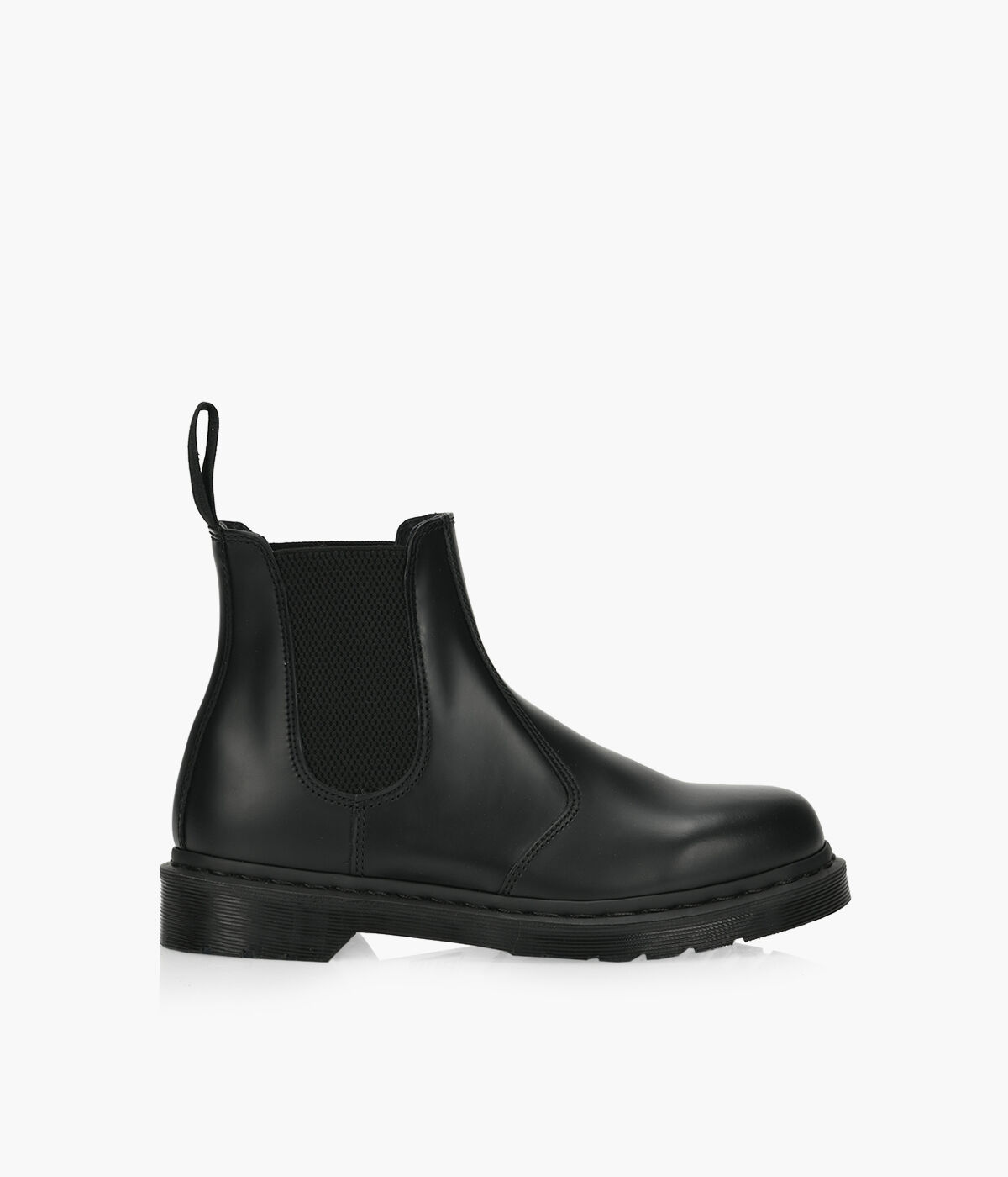 DR. MARTENS 2976 MONO CHELSEA BOOTS Black Leather Browns Shoes