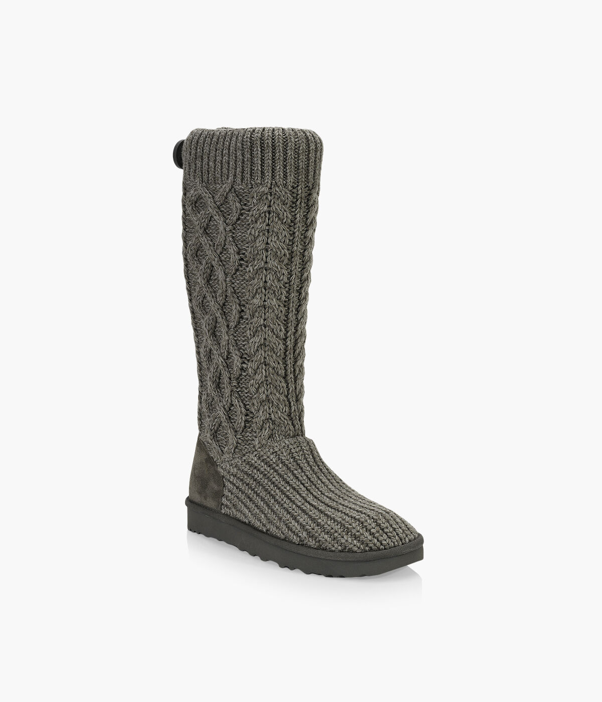 Grey new arrivals knit boots