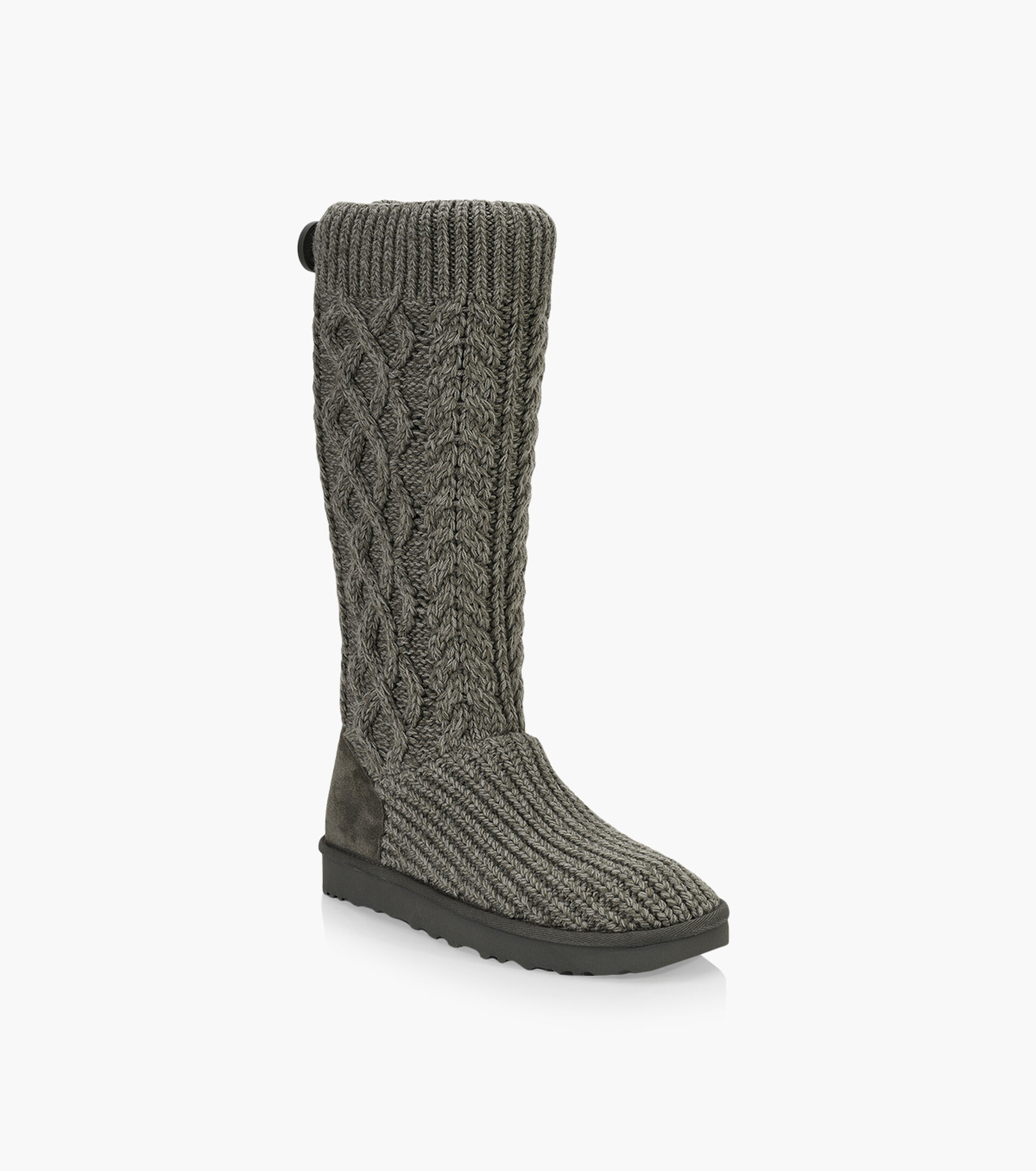 UGG CLASSIC CARDI CABLED KNIT - Grey | Browns Shoes