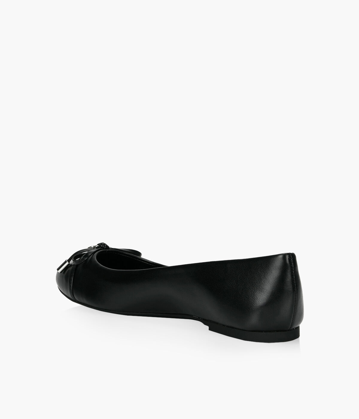 MICHAEL MICHAEL KORS MELODY TOE CAP Black Leather Browns Shoes